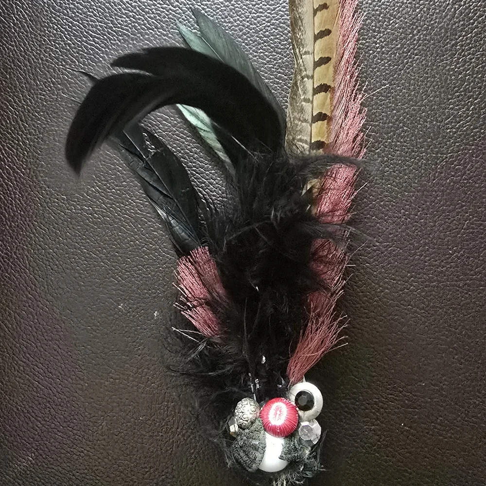 Feathered Hair Clip
